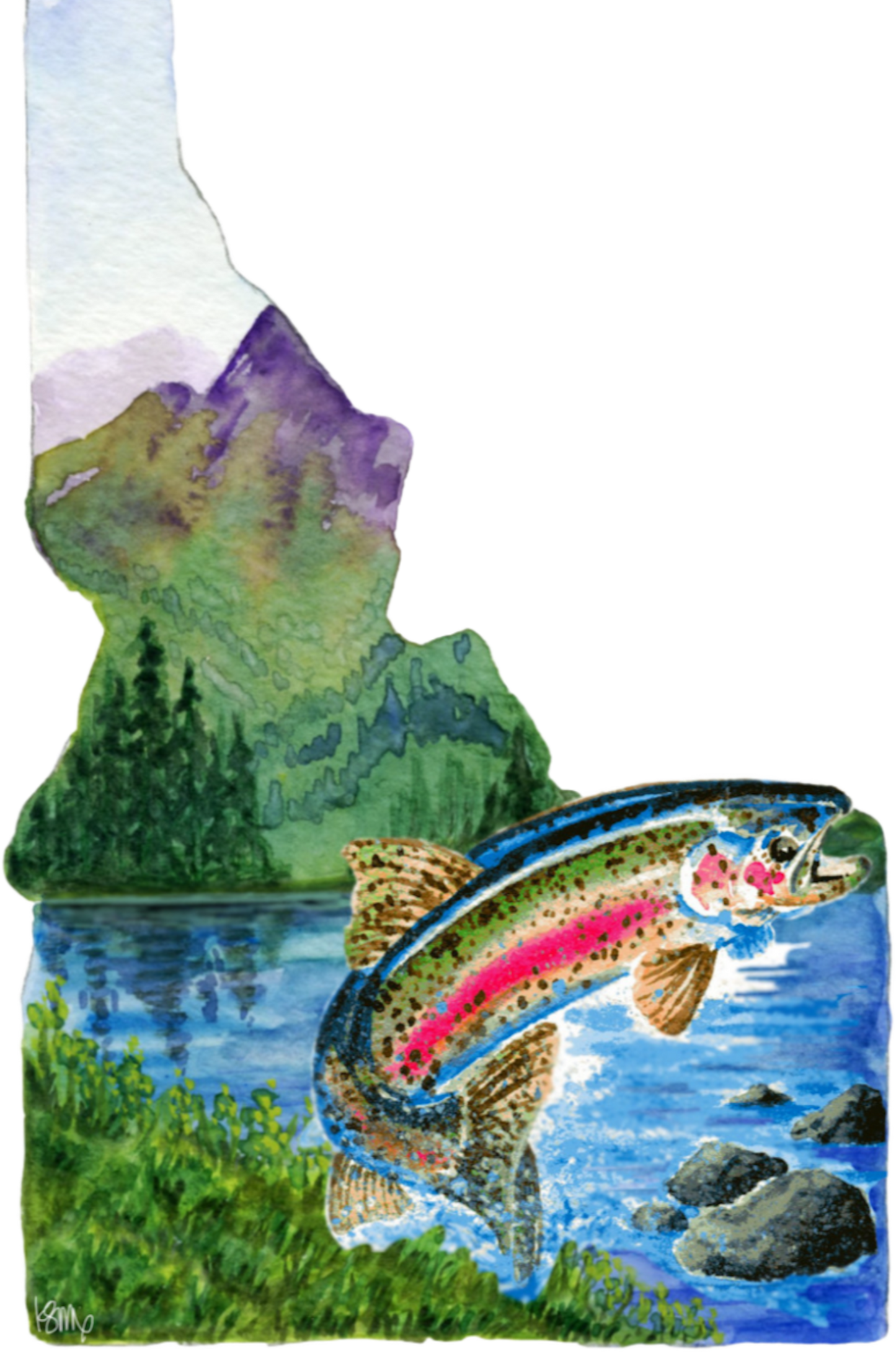 Idaho Trout Hoodie, Unisex