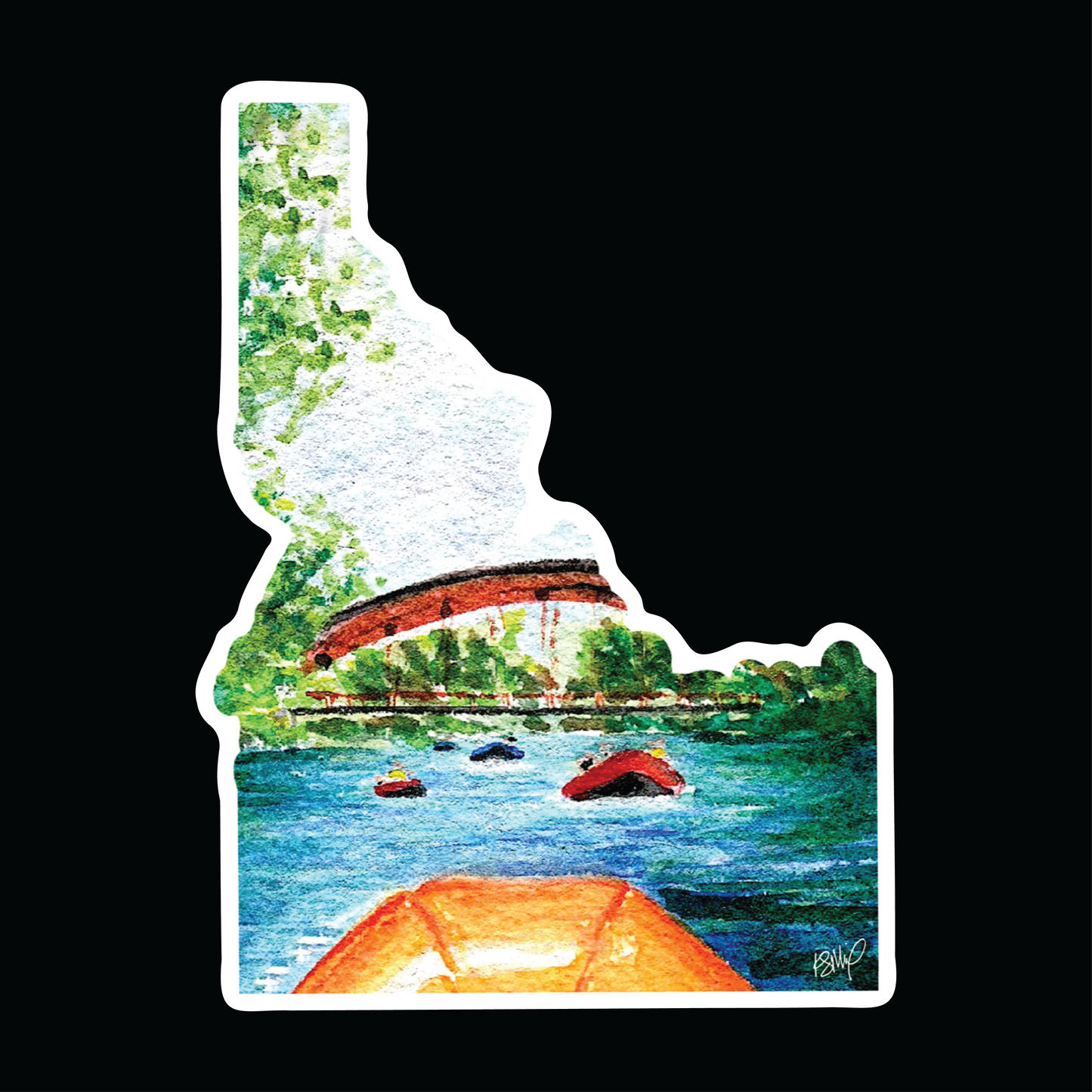 Friendship Bridge Sticker