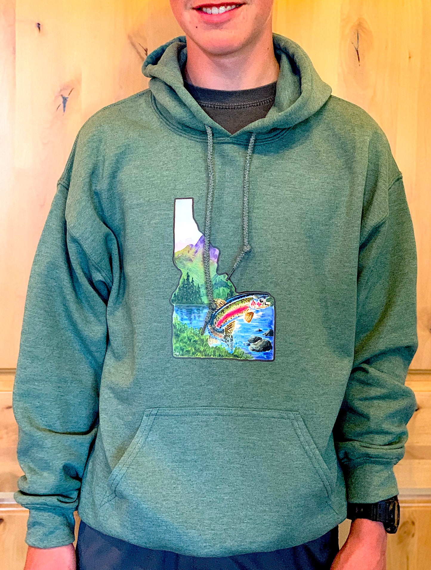 Idaho Trout Hoodie, Unisex