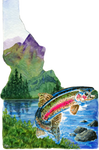 Idaho Trout Hoodie, Unisex
