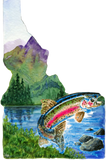 Idaho Trout Hoodie, Unisex