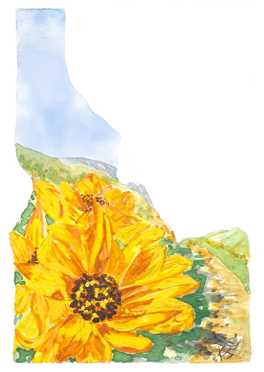 Idaho Shaped Stickers