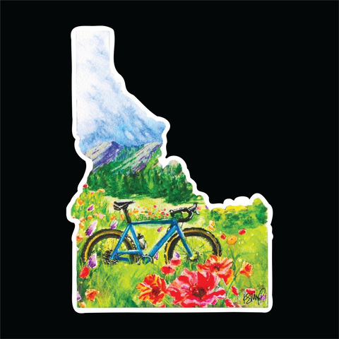 Idaho Mountain Bike and Flowers