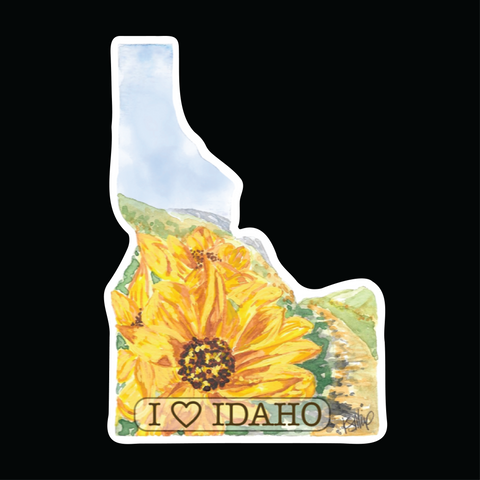 I Love Idaho - Sunflowers
