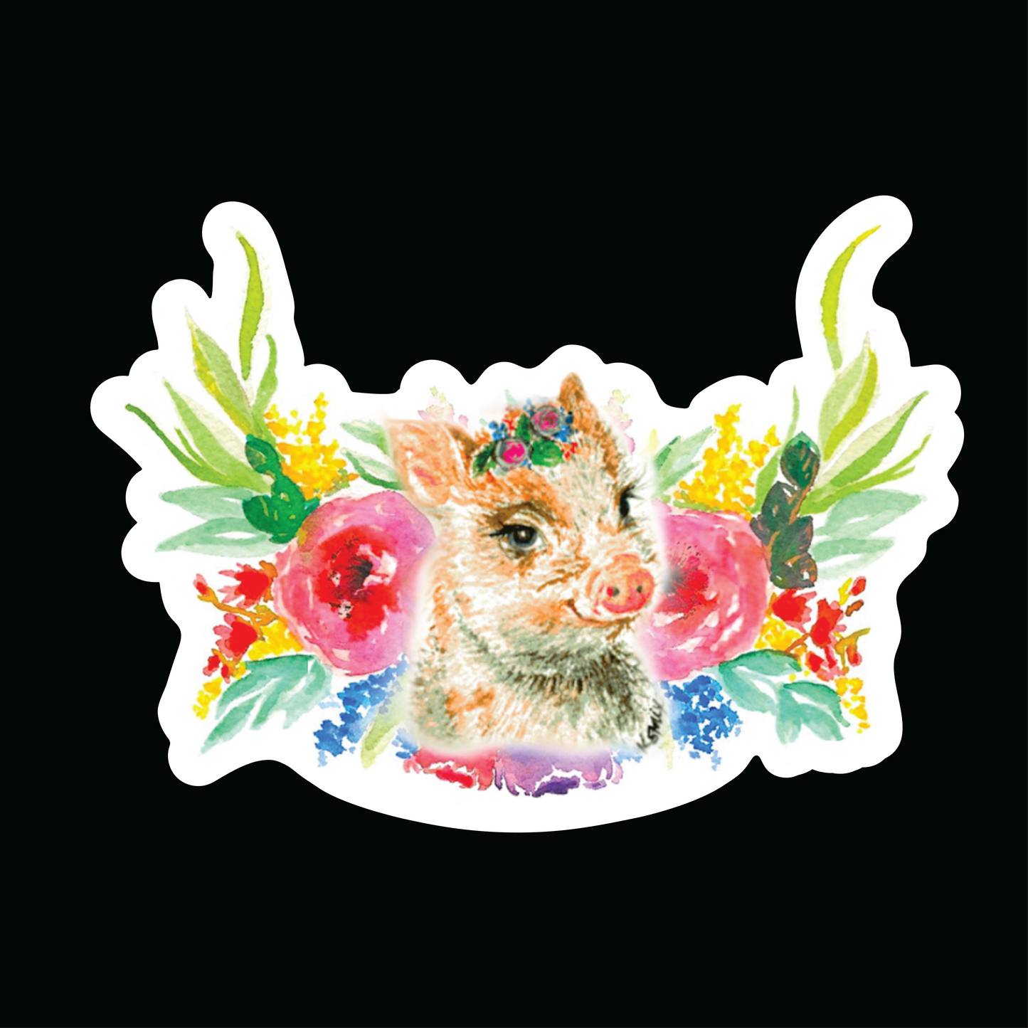 Petunia The Pig Sticker