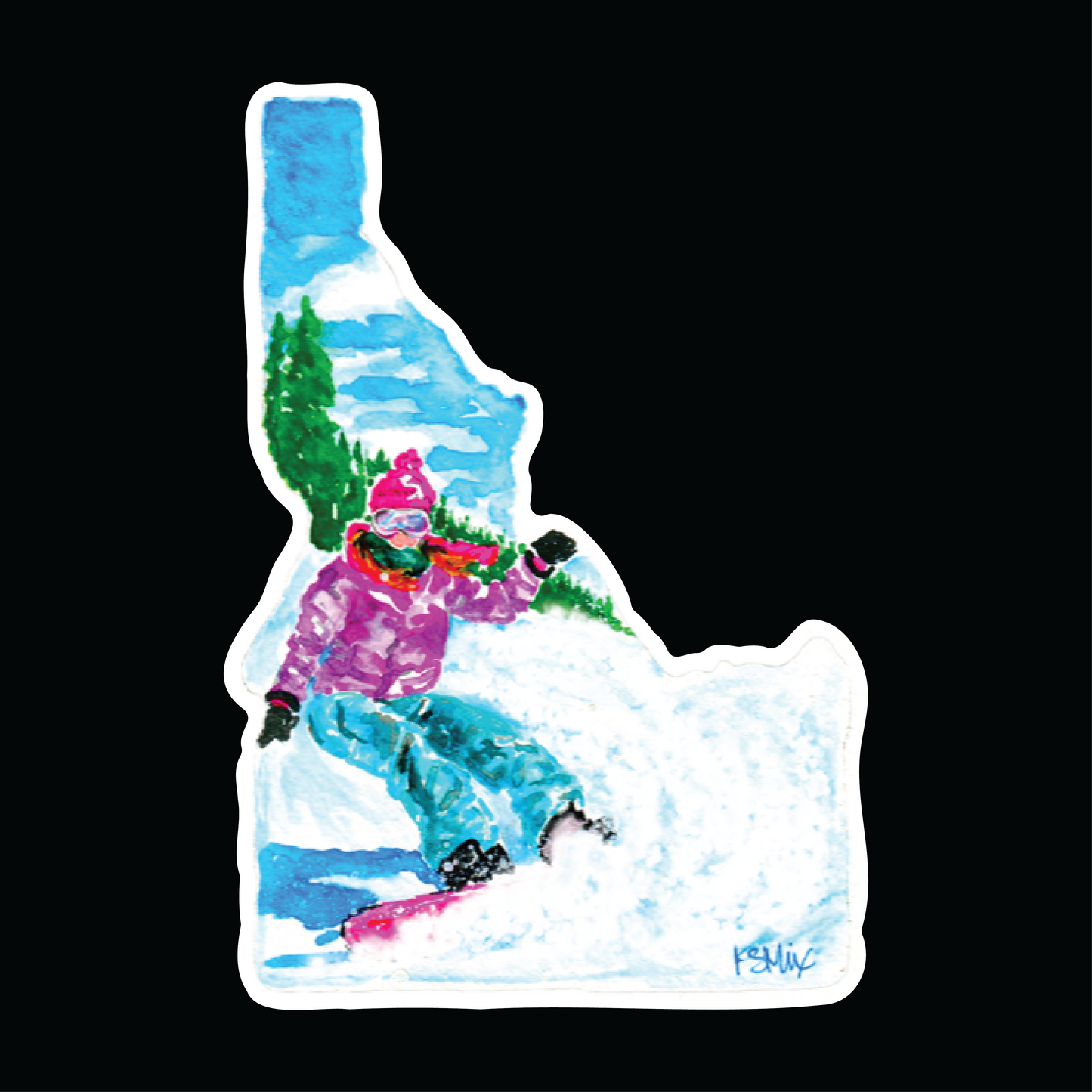 She's Rippin' Sticker