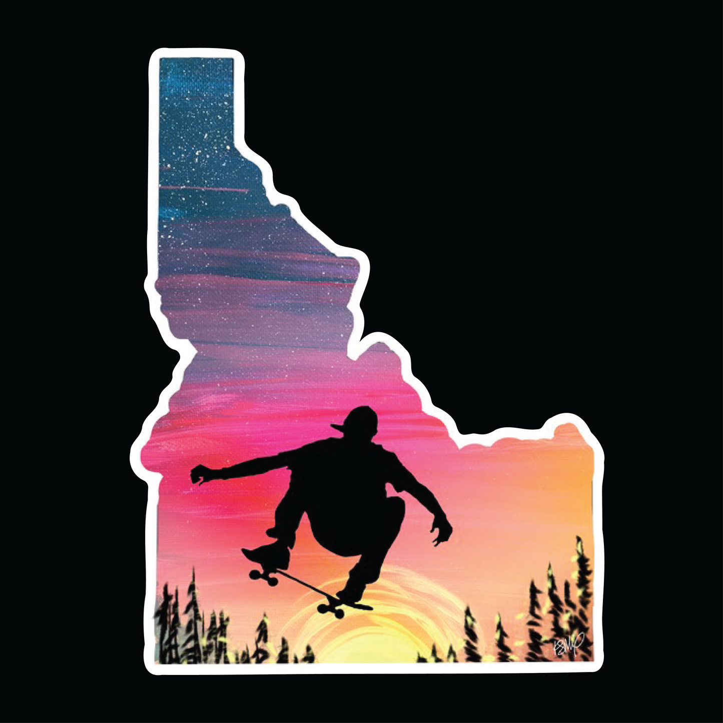 Idaho Skate Sticker