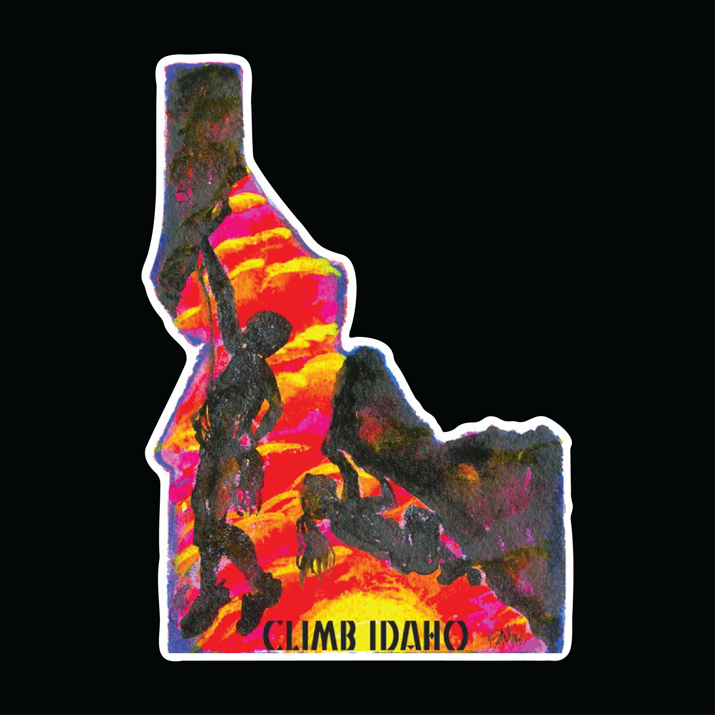 Climb Idaho Sticker