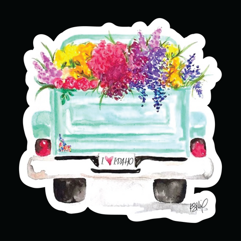 Vintage Sea Foam Bus